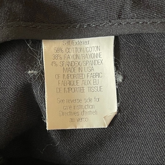 𝅺Theory Black Career Office Pants Women’s Size 4 Side Zip Classic Neutral - Picture 8 of 8